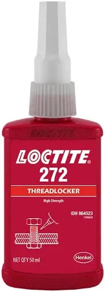 Threadlocker Loctite 272 Red High Strength