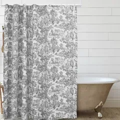 Ellis Curtain Victoria Park, Shower Curtain, Blue 72.00" x 70.00"