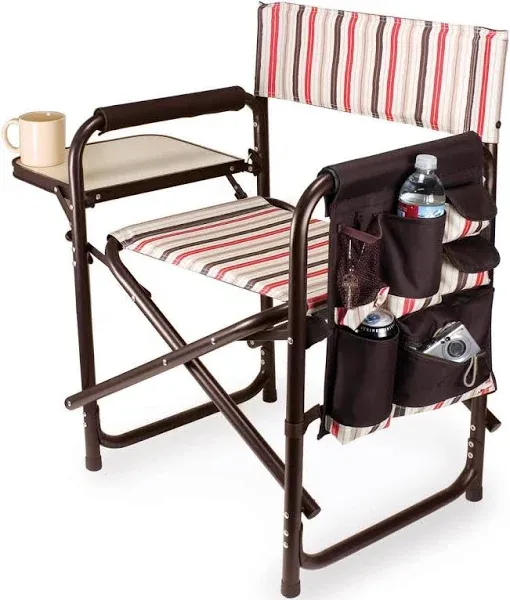 Picnic Time Oniva Red Folding Chair