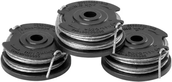 Greenworks .065-Inch Dual Line String Trimmer Replacement Spool 3-Pack 29242