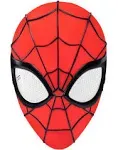 Marvel SPIDER-MAN Kids Child 7&#034;x9&#034; Red Mask Halloween Costume Mask