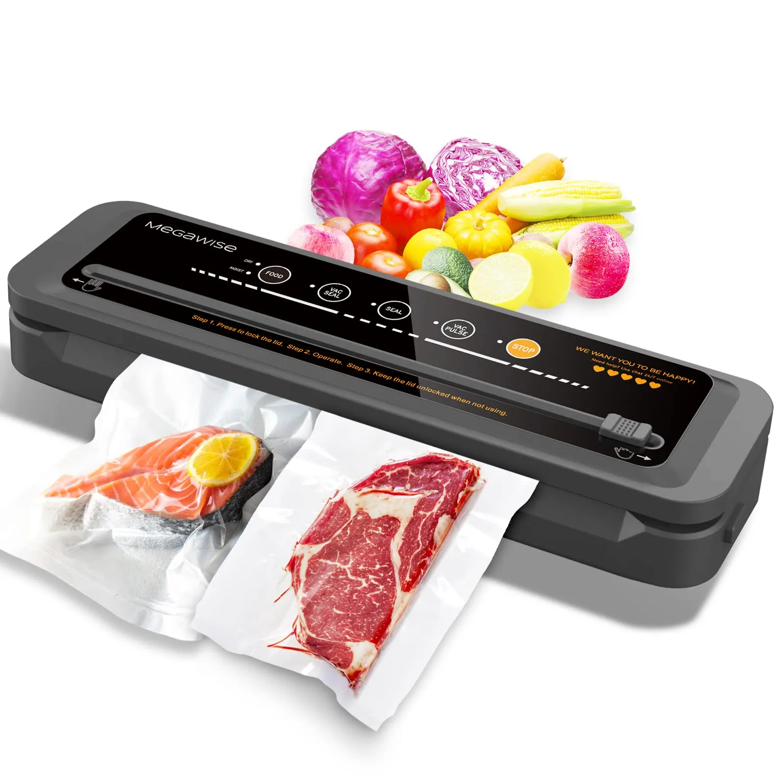 MegaWise Vacuum Sealer Machine 2023