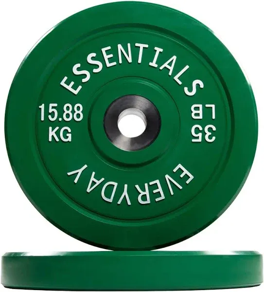 BalanceFrom Color Coded Olympic Bumper Plate Weight Plate