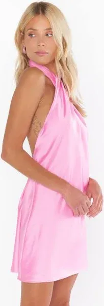 Show Me Your Mumu Women's Jasmine Halter Mini Dress