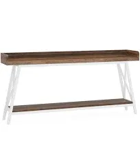 Tribesigns 70.9 Inch Rustic Sofa Console Table Behind Couch Industrial Style