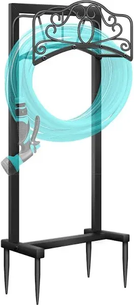 Garden Hose Holder -Upgraded Water Hose Holder Holds 150-Feet Hose,Sturdy Hose S