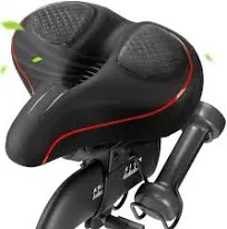 Oversized Bike Seat for Peloton Bike &amp; Bike+ Wide Bicycle Saddle Replacement