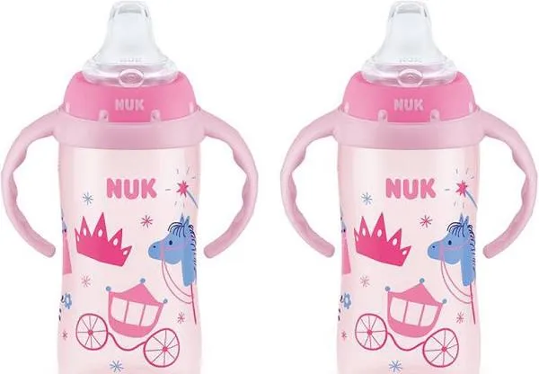 Nuk Large Learner Cup 10oz Pink 2-Pack