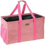 Baleine Extra Large Utility Tote Bag for Pool Beach Laundry Storage, Pink, Size: XL