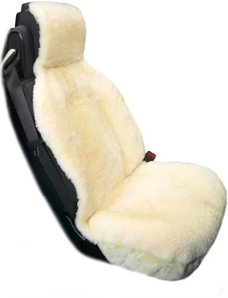 Eurow Genuine Australian Sheepskin Sideless Seat Cover