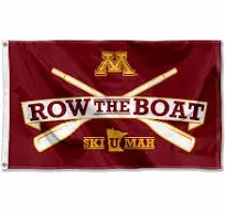 College Flags & Banners Co. Minnesota Gophers Row The Boat Ski U Mah Flag