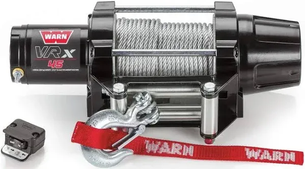 WARN VRX 45 WINCH 4500 Lb 50&#039; OF 1/4&#034; WIRE CABLE ATV UTV WINCH VRX45 101045