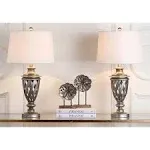 Safavieh Byron Antique Silver 28.5 inch Urn Table Lamp Set of 2