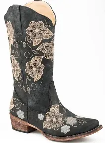 Roper Women's Riley Flowers Western Boot