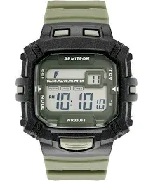 Armitron Sport Men's Digital Chronograph Resin Strap Watch