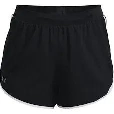 Under Armour Womens Plus Size Fly By 2.0 Shorts Black Sz 3X -NWT