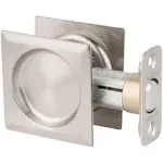 Kwikset 334SQT-15 , Square Passage Pocket Door Lock, Satin Nickel