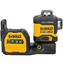 DEWALT 20V MAX XR 3 x 360 High Precision Green Laser