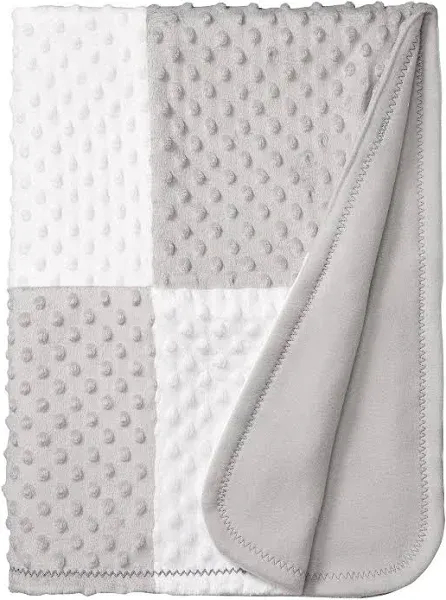 Spasilk Minky Raised Dot Baby Blanket