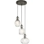 Kichler Riviera 3 Light Pendant Olde Bronze 43952OZ