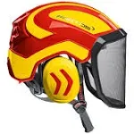 Protos Integral Arborist Chainsaw Helmet Red & Yellow Colour: Red