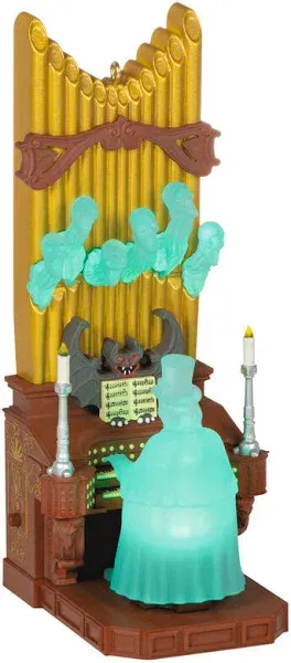 Hallmark Victor Geist Playing Organ Haunted Mansion Ornament