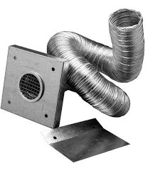 3" X 10\' Fresh Air Intake Kit For Pellet Stoves, Aluminum Flex Pipe, 3" OAK-10\