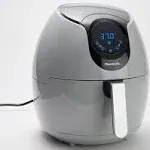 PowerXL 7-qt Classic Digital Air Fryer HF-196DT - Light Grey - Scratch &amp; Dent