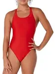 Speedo Women's Swimsuit One Piece Pro LT Super Pro Solid Adult Red / 24