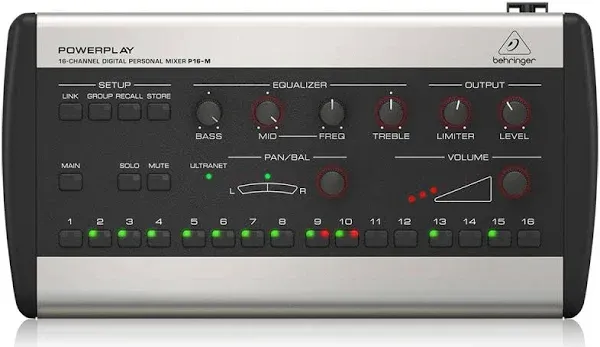 Behringer Powerplay P16-M 16 Channel Digital Personal Mixer