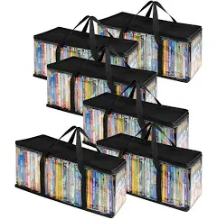 Stock Your Home DVD Storage Bags Set of 6