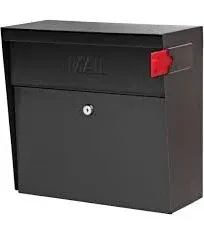 Mail Boss Wall Mount Mailbox Heavy-Duty High Security Reinforced Locking System