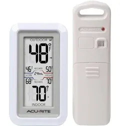 AcuRite 02049 Digital Thermometer with Indoor/Outdoor TemperatureWhi<wbr/>te