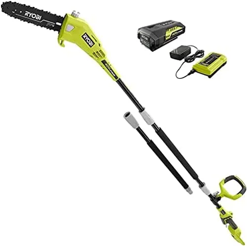 RYOBI Pole Saw 40V 10&#034; Cordless Battery Lithium Ion W/2.0 Ah Batter+Charger