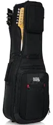 Gator Cases Pro-Go Ultimate Double Guitar Gig Bag; Holds (2) Electric Guitars