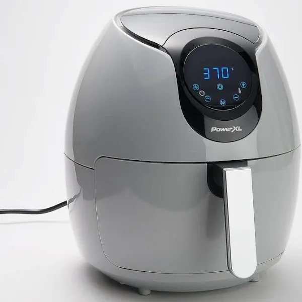 PowerXL 7 qt 1700W Air Fryer Large Fryer for Family Bake Broil Reheat Countertop