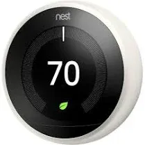 SEALED: Google Nest T3017US 3rd Gen Wi-Fi Smart Learning Thermostat: White Color