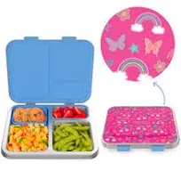 Kids Stainless Steel Prints Leakresistant Lunch Box Bentostyle With Updated Latc