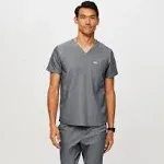 Figs Chisec Three-Pocket Scrub Top for Men Graphite