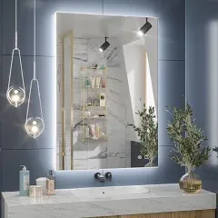 Keonjinn LED Backlit Bathroom Vanity Wall Mirror