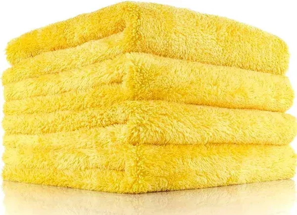 The Rag Company Eagle Edgeless 500 Professional Korean 70/30 Blend Super Plush Microfiber Detailing Towels