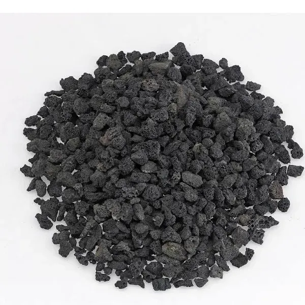 American Fire Glass Medium Black Lava Rock