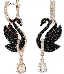 Swarovski Iconic Swan Drop Earrings