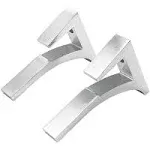 CRL Chrome Aluminum Shelf Bracket for 3/8" to 1/2" Glass