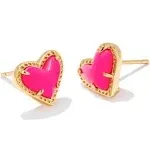 Kendra Scott Ari Heart Stud Earrings for Women, Fashion Jewelry