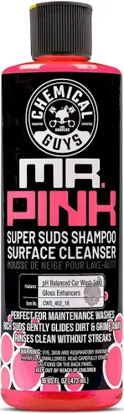 Chemical Guys CWS_402_16 Mr. Pink Foaming Car Wash Soap Works with Foam Canno...