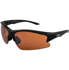 Epoch 1 Golf Sunglasses Black Frame Amber Lens