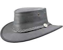 Barmah 1060 Foldaway Bronco Leather Hat