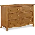 DaVinci Kalani 6 - Drawer Double Wide Dresser - Chestnut