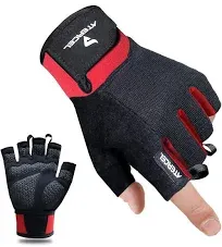 Atercel Workout Gloves for Men and Women, Exercise Gloves for Weight Lifting, Cycling, Gym, Training, Breathable and Snug Fit